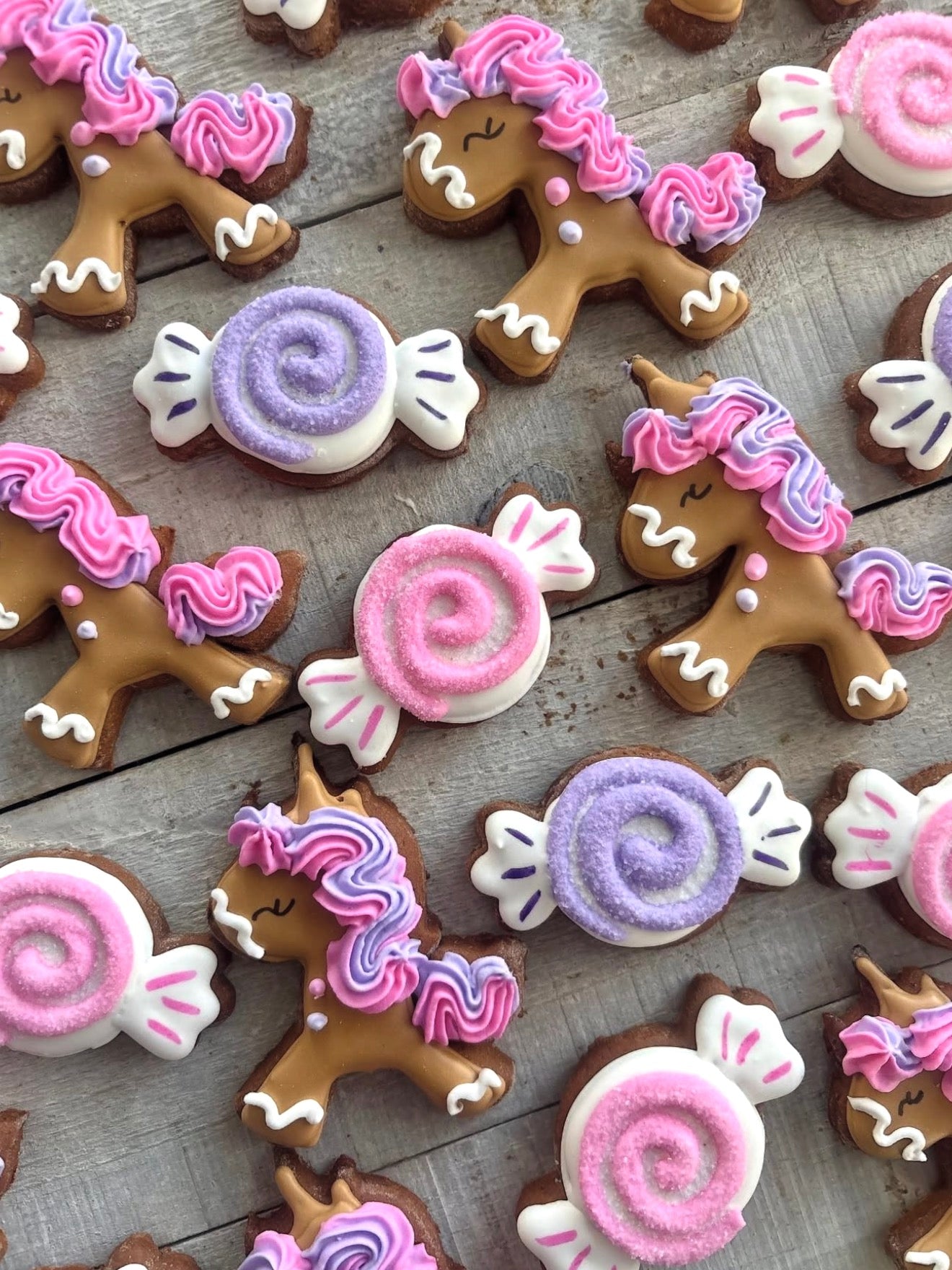 Unicorn Gingerbread minis