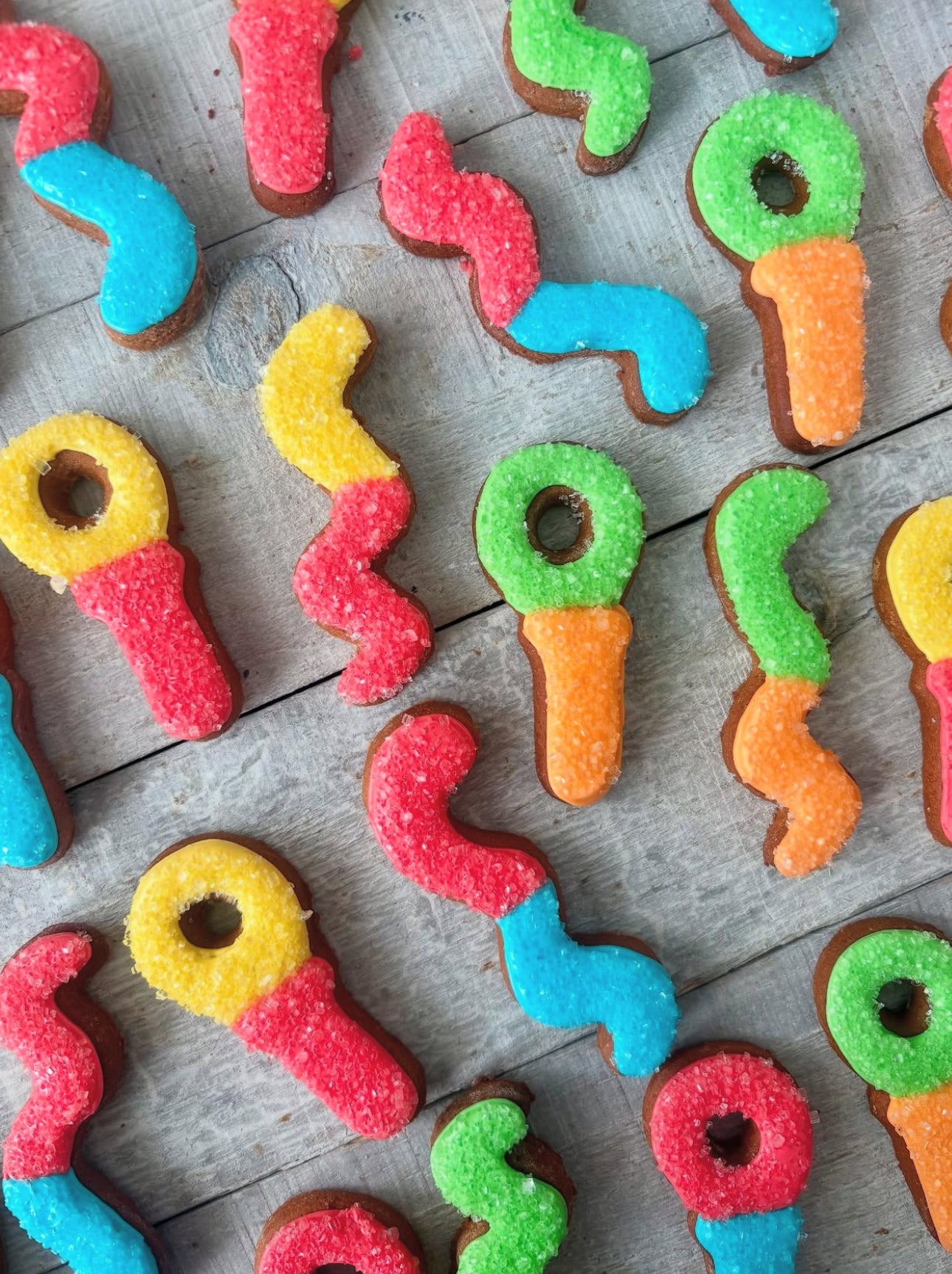 Sour Keys & worms minis