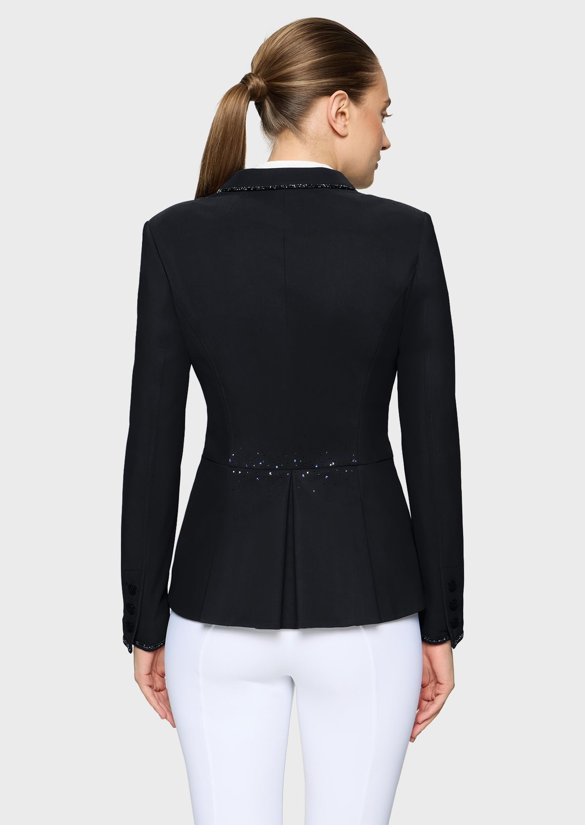 Victorine Crystal Fabric - Black