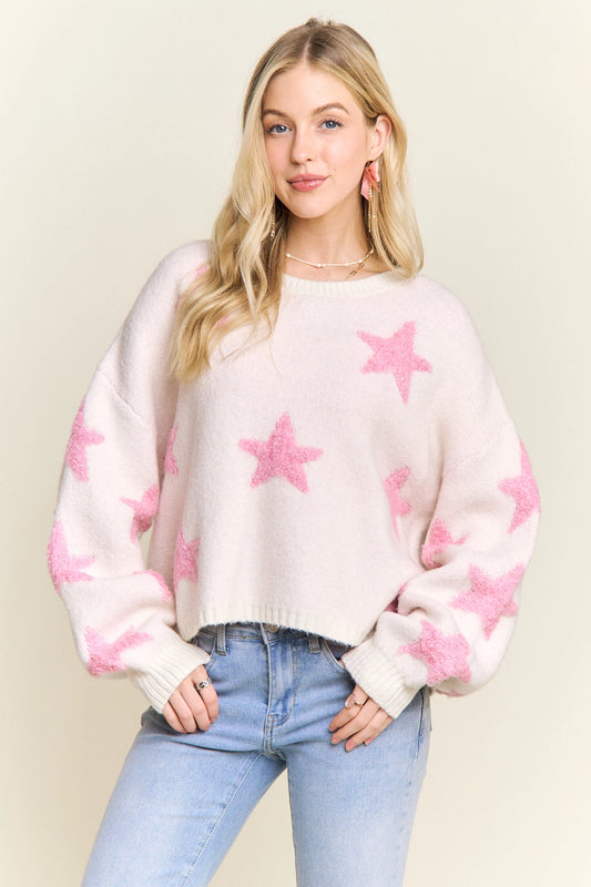 Shine Bright Sweater - White