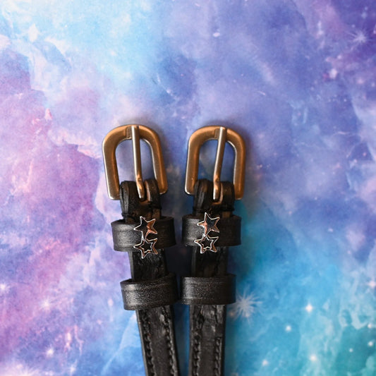 Spur Straps - Double Silver stars