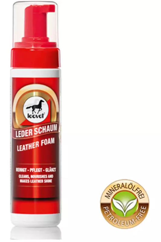 Mousse nettoyante pour cuir