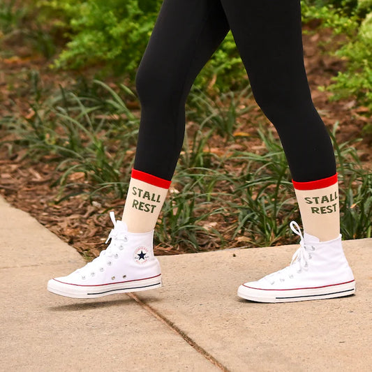 Stall Rest - crew socks