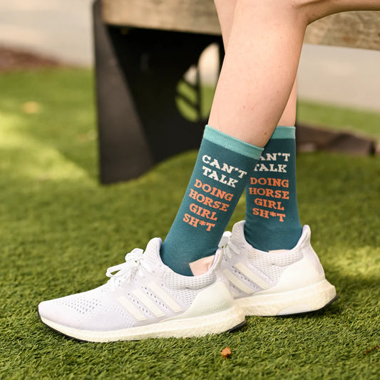 Can't Talk - crew socks