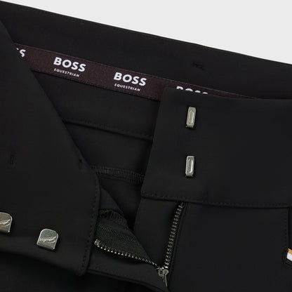 Hannah High Waist Knee Patch - Black