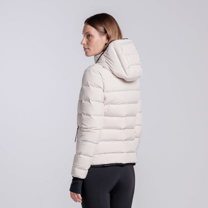 CT Hooded Down Jacket - Rainy Day