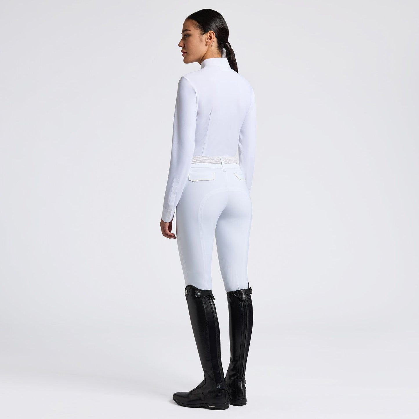 Heat Sealed Mesh Bib - White