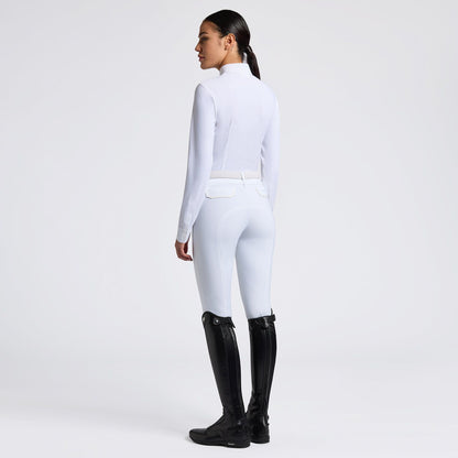 Heat Sealed Mesh Bib - White