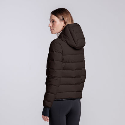 CT Hooded Down Jacket - Espresso