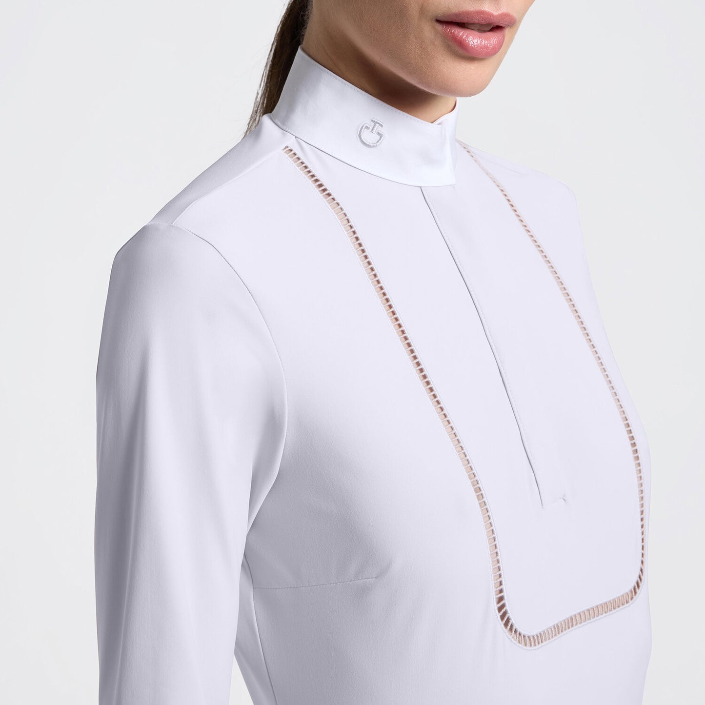 CT Embroidery shirt - White