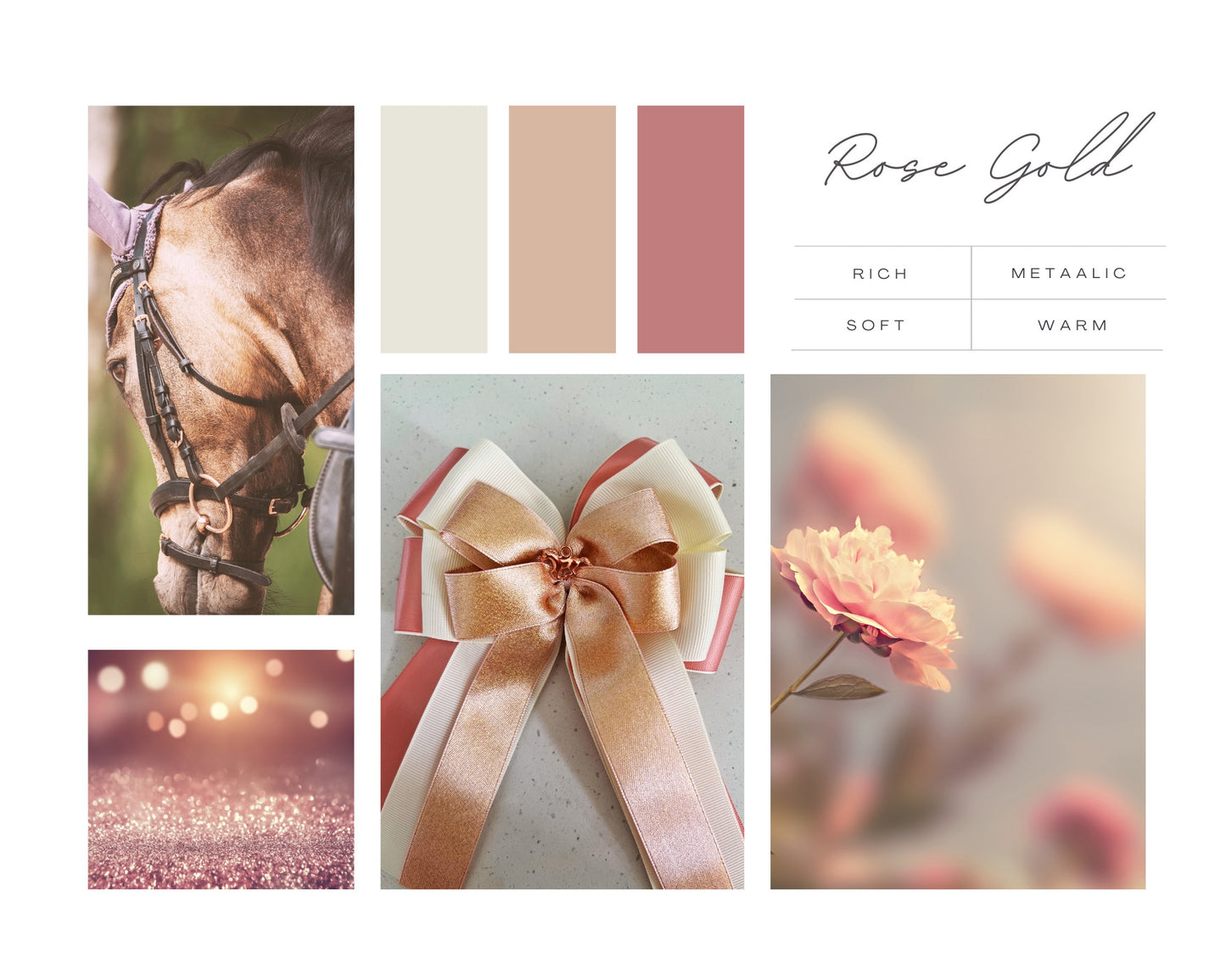 The Blue Equestrian Bows