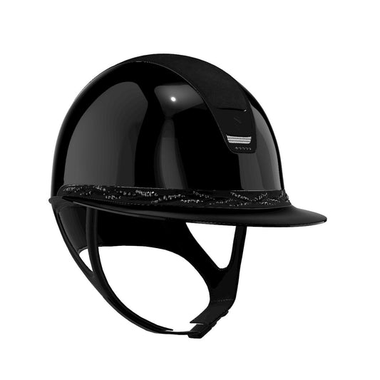 Miss Shield 2.0 - Glossy & Swarovski Flower band