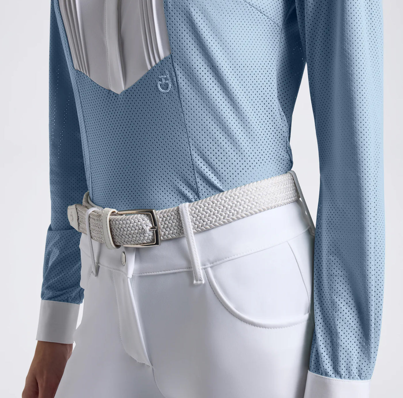 American Competition Shirt  Mesh - Blue Fog
