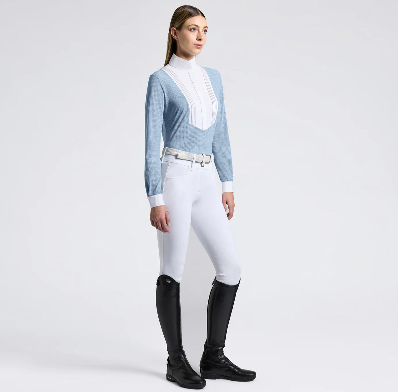 American Competition Shirt  Mesh - Blue Fog