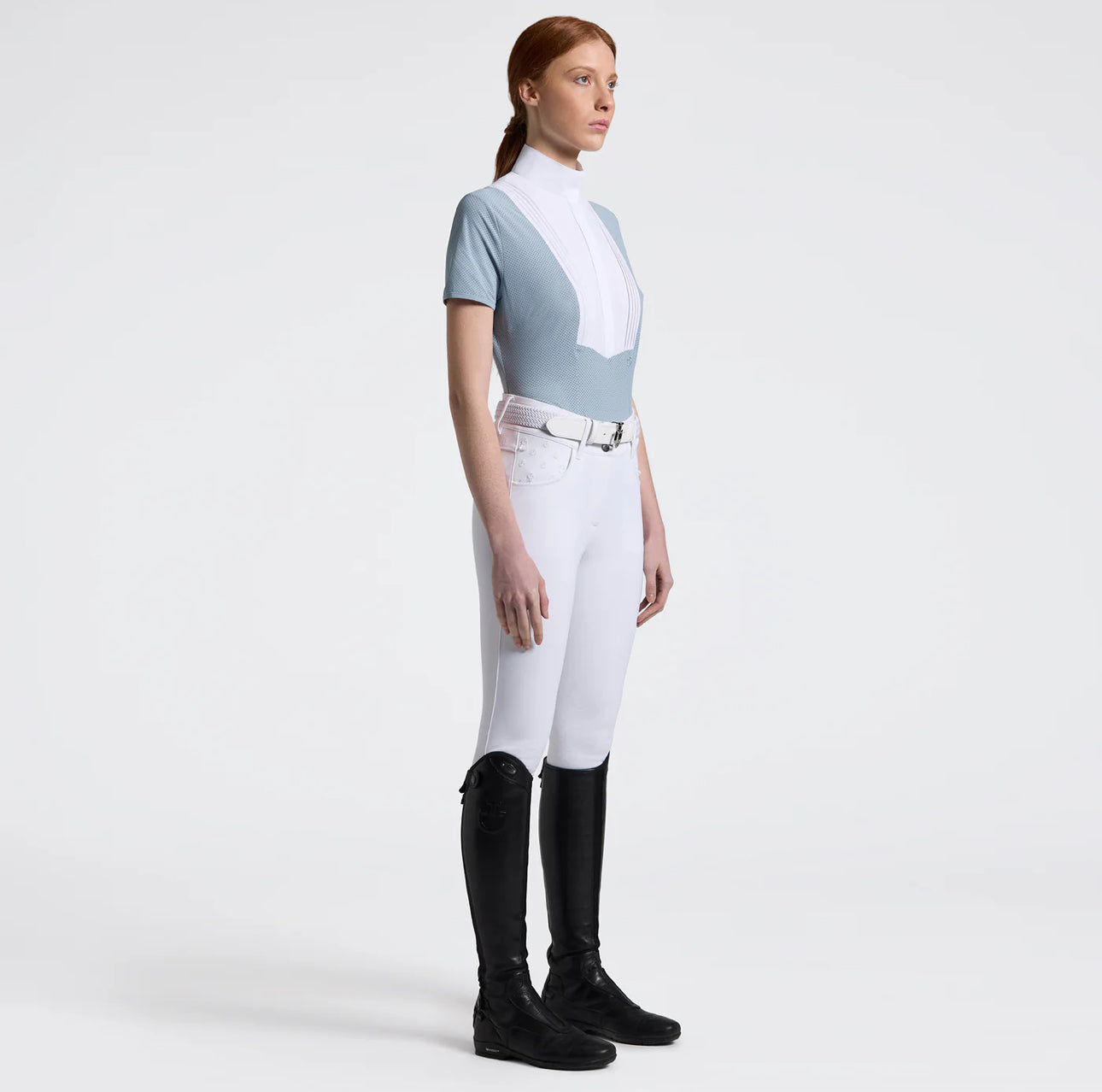 American Competition Shirt  Mesh - Blue Fog