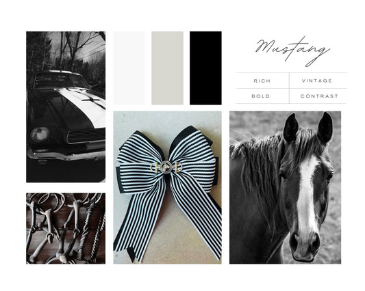 The Blue Equestrian Bows