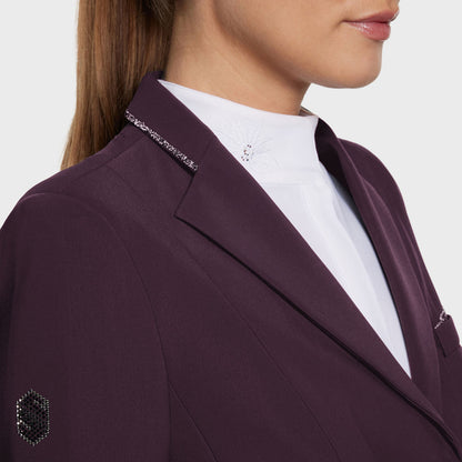Tissu Victorine Crystal - Prune