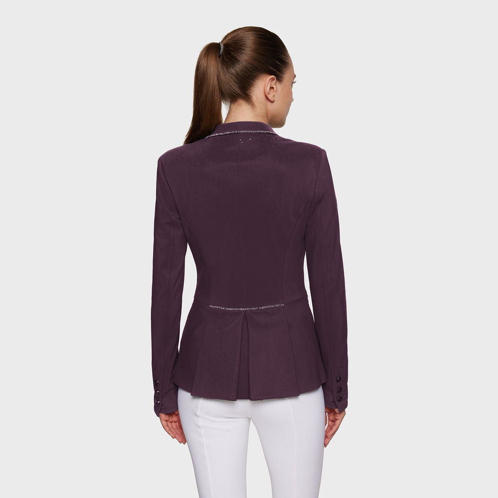 Tissu Victorine Crystal - Prune