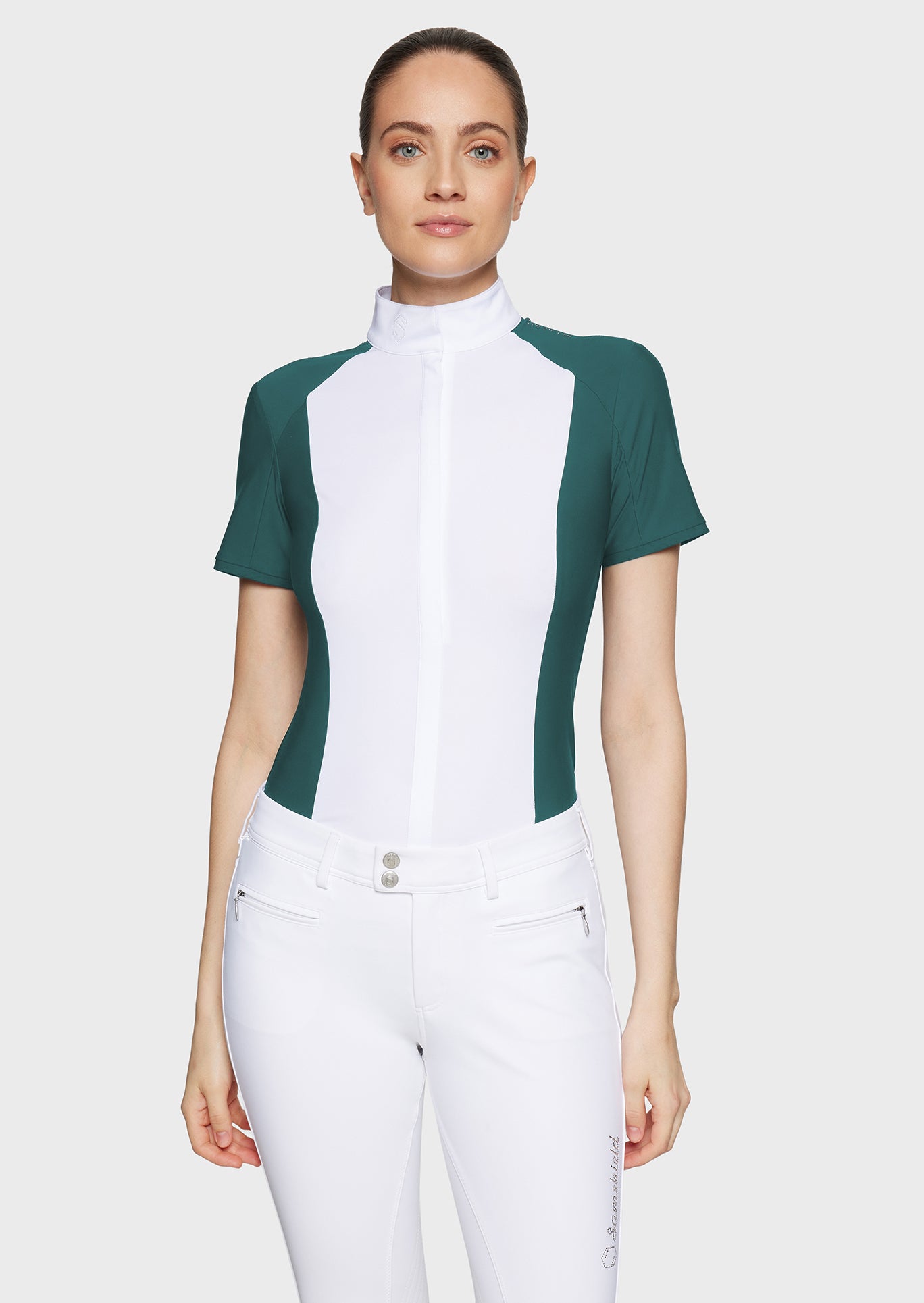 Gretta Metal Dots - Hunter Green