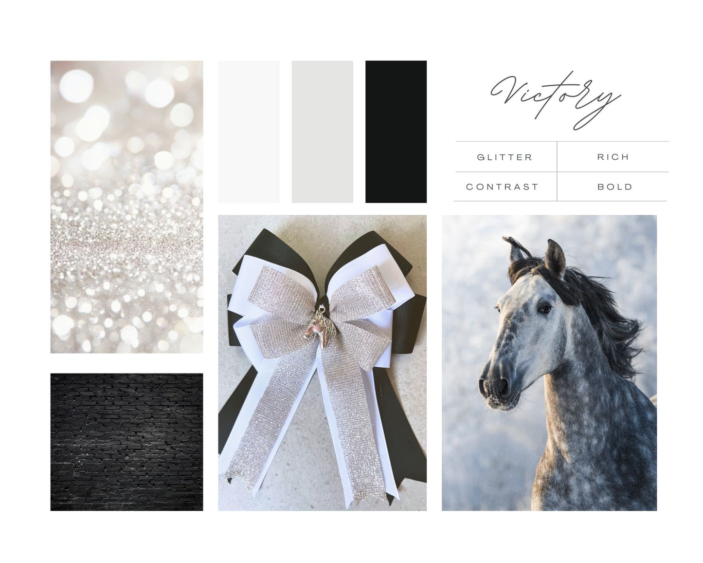 The Blue Equestrian Bows