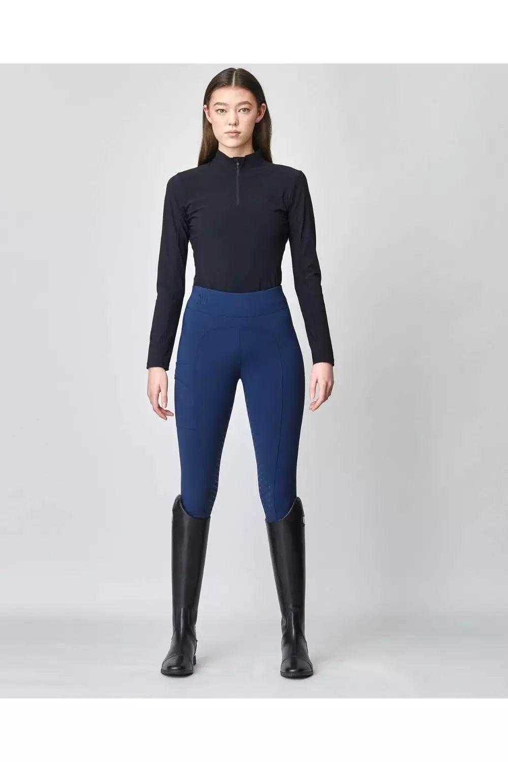 Compression Riding Breeches - Knee Patch