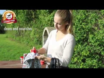 Mousse nettoyante pour cuir